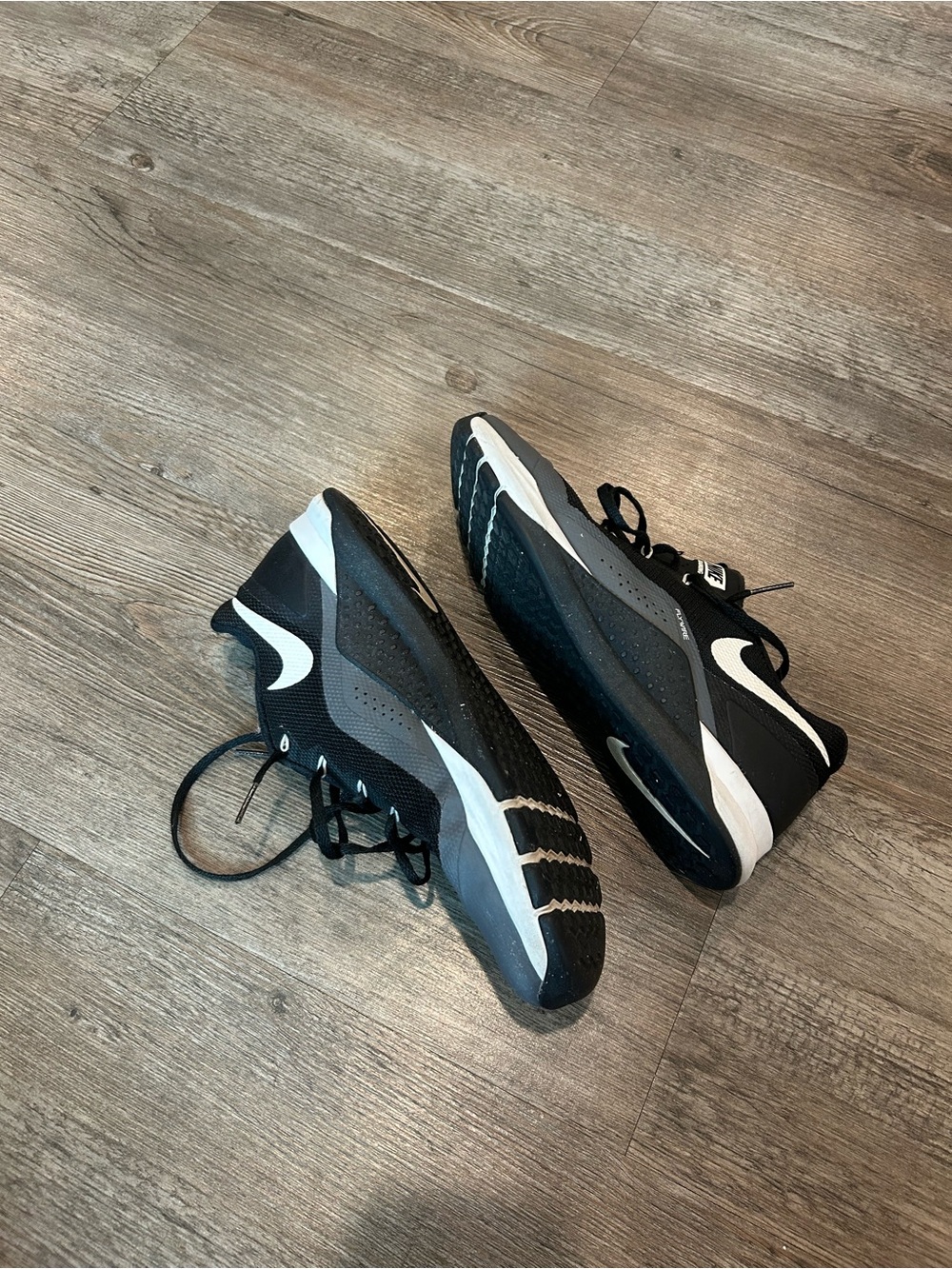 Nike Black and White Metcon Low-Top Training Sneakers
